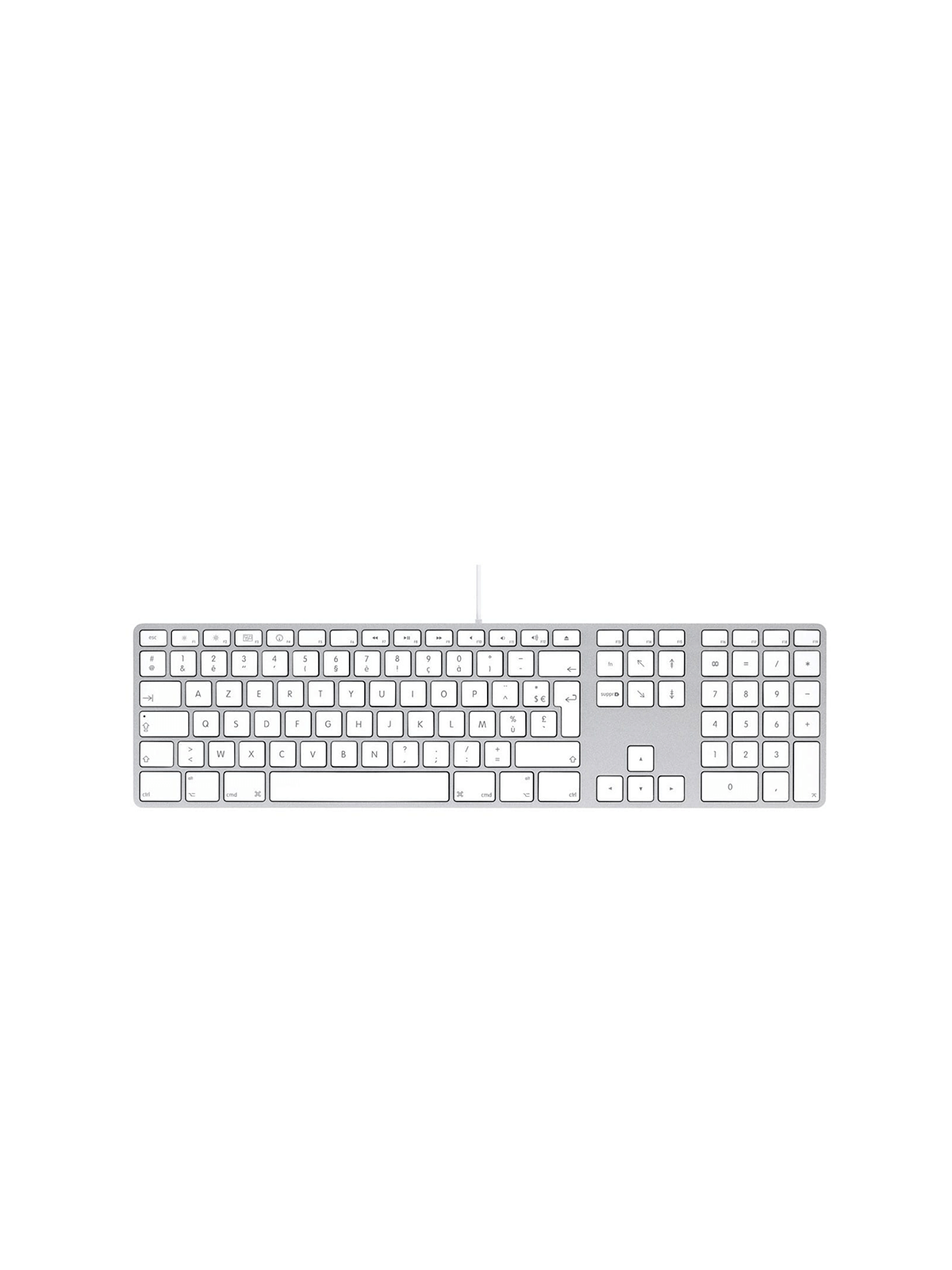 Clavier Apple filaire avec pavé numérique AZERTY - NEUF