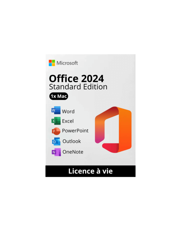 Pack Office 2024 pour Mac - Licence perpétuelle - NEUF